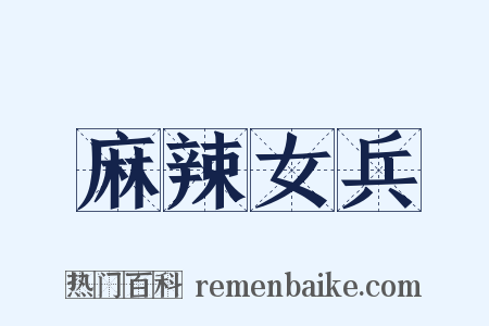 麻辣女兵是什么意思的图片